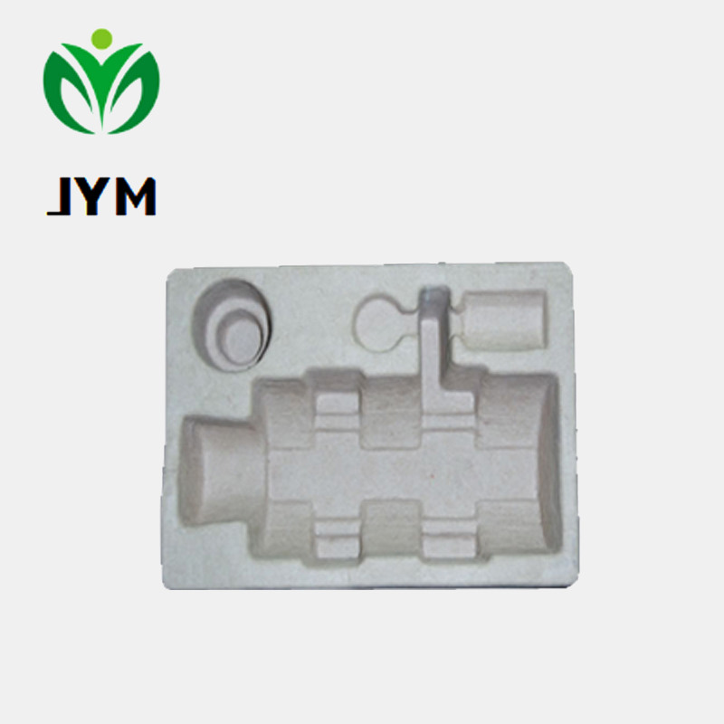 White molded papery tray for home appliances