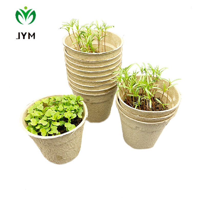 Biodegradable plant pots round square hanging seed starter Biodegradable plant pots